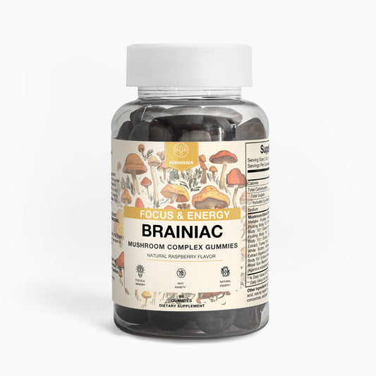 Brainiac Gummies: 10-Mushroom Extract Complex for Enhanced Brain & Energy